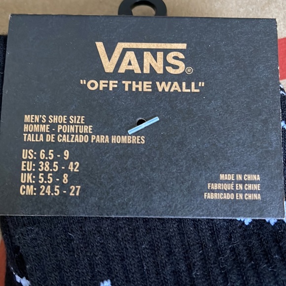 VANS “Off The Wall” Women’s socks "Thank you. Have a nice day." - Picture 5 of 12